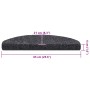 Alfombrilla autoadhesiva escalera 20 uds gris oscuro 65x21x4 cm by , Stair mats - Ref: Foro24-3365644, Price: 50,13 €, Discou...