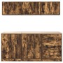 Armarios 6 uds para garaje madera ingeniería roble ahumado by , Armarios industriales - Ref: Foro24-3328345, Price: 448,97 €,...