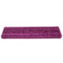 Alfombrilla escalera 30 uds 65x21x4 cm violeta de , Alfombrillas para escalones - Ref: Foro24-3365830, Precio: 152,25 €, Desc...
