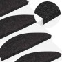 Alfombrilla autoadhesiva escalera 30uds antracita 65x22,5x3,5cm de , Alfombrillas para escalones - Ref: Foro24-3365902, Preci...