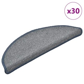 Alfombrilla escalera 30 uds gris claro and azul 56x17x3 cm von , Treppenmatten - Ref: Foro24-3365748, Preis: 85,85 €, Rabatt: %
