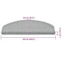 Alfombrilla escalera 30 uds gris claro 65x24x4 cm by , Stair mats - Ref: Foro24-3365762, Price: 130,01 €, Discount: %