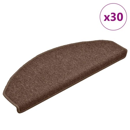Alfombrilla escalera 30 uds marrón 65x24x4 cm by , Stair mats - Ref: Foro24-3365760, Price: 136,27 €, Discount: %