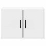 Armario de pared para garaje madera de ingeniería blanco by , Armarios industriales - Ref: Foro24-860643, Price: 49,02 €, Dis...
