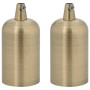 Portalámparas 2 uds bronce E27 von , Beleuchtungszubehör - Ref: Foro24-4106530, Preis: 16,24 €, Rabatt: %