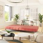 Sofá cama de 2 plazas terciopelo rosa von , Sofas - Ref: Foro24-375878, Preis: 235,08 €, Rabatt: %