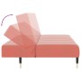 Sofá cama de 2 plazas terciopelo rosa von , Sofas - Ref: Foro24-375878, Preis: 235,08 €, Rabatt: %