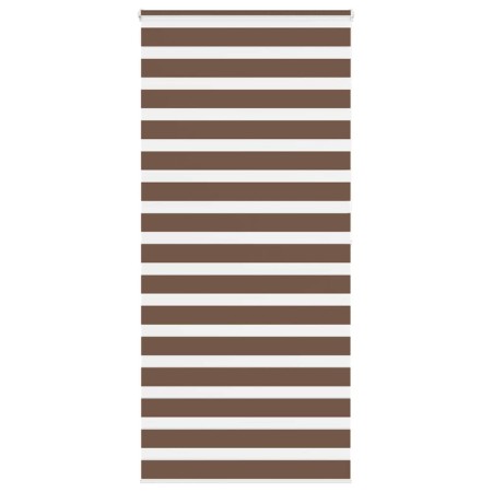 Estor cebra marrón 105x200 cm tejido ancho 100,9 cm poliéster von , Jalousien und Jalousien - Ref: Foro24-4014366, Preis: 29,...