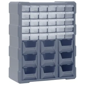 Multi-drawer organizer with 39 drawers 38x16x47 cm by vidaXL, Toolboxes - Ref: Foro24-149604, Price: 51,93 €, Discount: %