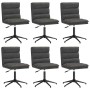 Sillas de comedor 6 unidades cuero sintético negro by , dining chairs - Ref: Foro24-3315708, Price: 373,61 €, Discount: %