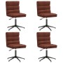 Sillas de comedor 4 unidades cuero sintético marrón brillante by , dining chairs - Ref: Foro24-3315678, Price: 247,11 €, Disc...
