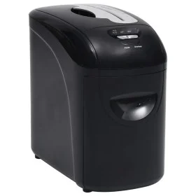 Black micro-cut 10-sheet paper shredder by vidaXL, paper shredders - Ref: Foro24-51553, Price: 87,95 €, Discount: %