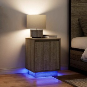Mesillas de noche con luces LED 2 uds roble sonoma 38x34x50 cm von , Nachttische - Ref: Foro24-861270, Preis: 84,12 €, Rabatt: %