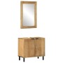 Conjunto de muebles de baño 2 uds marrón madera maciza de mango von , Badezimmermöbel - Ref: Foro24-3310006, Preis: 211,34 €,...