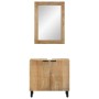 Conjunto de muebles de baño 2 uds marrón madera maciza de mango von , Badezimmermöbel - Ref: Foro24-3310006, Preis: 211,34 €,...