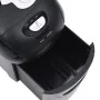Black micro-cut 10-sheet paper shredder by vidaXL, paper shredders - Ref: Foro24-51553, Price: 87,95 €, Discount: %