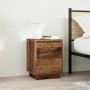Mesillas de noche con luces LED 2 uds madera vieja 38x34x50 cm de , Mesitas de noche - Ref: Foro24-861298, Precio: 94,49 €, D...