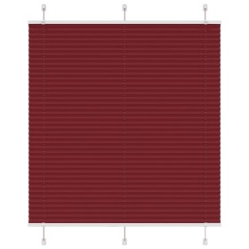 Estor Plisado rojo burdeos 115x100 cm Tela Ancho 114,4 cm de , Persianas y estores - Ref: Foro24-4015231, Precio: 23,24 €, De...