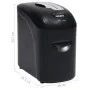 Black micro-cut 10-sheet paper shredder by vidaXL, paper shredders - Ref: Foro24-51553, Price: 87,95 €, Discount: %