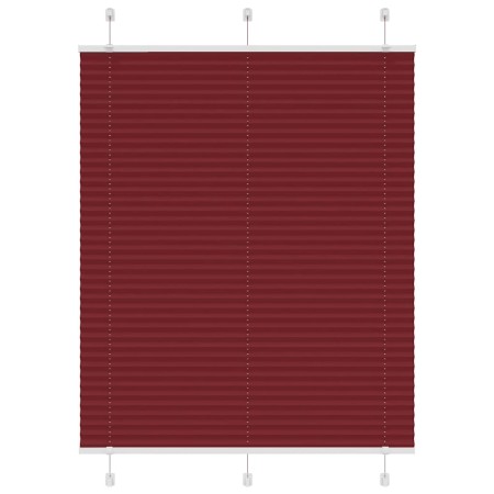 Estor Plisado rojo burdeos 105x150 cm Tela Ancho 104,4 cm by , Blinds and blinds - Ref: Foro24-4015246, Price: 20,03 €, Disco...