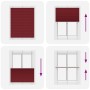 Estor Plisado rojo burdeos 105x150 cm Tela Ancho 104,4 cm by , Blinds and blinds - Ref: Foro24-4015246, Price: 20,03 €, Disco...