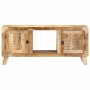 Mueble de TV madera maciza de mango rugosa 105x46x32 cm de , Almacenamiento para CD y DVD - Ref: Foro24-4104521, Precio: 201,...