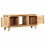 Mueble de TV madera maciza de mango rugosa 105x46x32 cm de , Almacenamiento para CD y DVD - Ref: Foro24-4104521, Precio: 201,...
