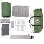 Tienda de campaña familiar túnel 8 personas impermeable verde de , Tiendas de campaña - Ref: Foro24-4009549, Precio: 191,87 €