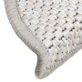 Alfombrilla autoadhesiva escalera sisal 30uds Platina 56x17x3cm by , Stair mats - Ref: Foro24-3365858, Price: 145,85 €, Disco...