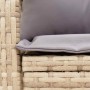 Silla mecedora de jardín con cojines ratán sintético beige von , Gartenstühle - Ref: Foro24-4104196, Preis: 118,07 €, Rabatt: %