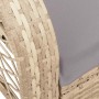 Silla mecedora de jardín con cojines ratán sintético beige von , Gartenstühle - Ref: Foro24-4104196, Preis: 118,07 €, Rabatt: %