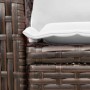 Silla mecedora de jardín con cojines ratán sintético marrón by , Garden chairs - Ref: Foro24-4104194, Price: 113,92 €, Discou...