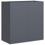 Jardinera de acero laminado en frío antracita 80x40x80 cm by , Pots and planters - Ref: Foro24-860712, Price: 128,08 €, Disco...
