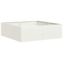 Jardinera acero blanco 100x100x30 cm von , Töpfe und Pflanzgefäße - Ref: Foro24-860809, Preis: 73,01 €, Rabatt: %