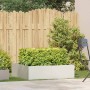 Jardinera acero blanco 100x100x30 cm von , Töpfe und Pflanzgefäße - Ref: Foro24-860809, Preis: 73,01 €, Rabatt: %