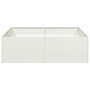 Jardinera acero blanco 100x100x30 cm von , Töpfe und Pflanzgefäße - Ref: Foro24-860809, Preis: 73,01 €, Rabatt: %