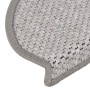 Alfombra autoadhesiva escalera sisal 30 uds 65x21x4 cm Platina by , Stair mats - Ref: Foro24-3365870, Price: 161,09 €, Discou...