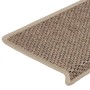 Alfombra autoadhesiva escalera sisal 30 uds 65x21x4 cm arena by , Stair mats - Ref: Foro24-3365891, Price: 207,83 €, Discount: %