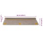 Alfombra autoadhesiva escalera sisal 30 uds 65x21x4 cm arena by , Stair mats - Ref: Foro24-3365891, Price: 207,83 €, Discount: %