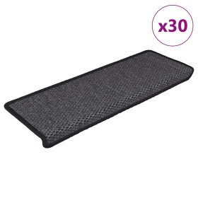 Alfombra autoadhesiva escalera sisal 30 uds 65x21x4cm antracita von , Treppenmatten - Ref: Foro24-3365885, Preis: 198,49 €, R...