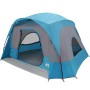 Tienda de campaña familiar para 6 personas impermeable azul by , tents - Ref: Foro24-4009556, Price: 190,96 €, Discount: %