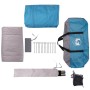 Tienda de campaña familiar para 6 personas impermeable azul by , tents - Ref: Foro24-4009556, Price: 190,96 €, Discount: %