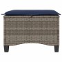 Taburetes de jardín con cojines 2 uds gris 55x55x36 cm von , Hocker für den Außenbereich - Ref: Foro24-4108252, Preis: 126,65...