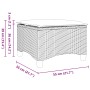 Taburetes de jardín con cojines 2 uds gris 55x55x36 cm von , Hocker für den Außenbereich - Ref: Foro24-4108252, Preis: 126,65...