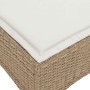 Taburetes de jardín con cojines 2 uds beige 55x55x36 cm von , Hocker für den Außenbereich - Ref: Foro24-4108250, Preis: 115,2...