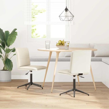 Sillas de comedor 2 unidades terciopelo crema von , Essstühle - Ref: Foro24-3315376, Preis: 114,67 €, Rabatt: %