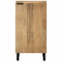 Aparador marrón 40x33x75 cm madera maciza mango by , CD and DVD storage - Ref: Foro24-4017744, Price: 112,52 €, Discount: %