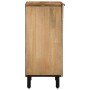 Aparador marrón 40x33x75 cm madera maciza mango by , CD and DVD storage - Ref: Foro24-4017744, Price: 112,52 €, Discount: %