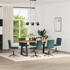 Sillas de comedor 6 unidades terciopelo verde oscuro von , Essstühle - Ref: Foro24-3315699, Preis: 335,79 €, Rabatt: %