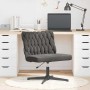 Silla de oficina giratoria imitación lana rizada gris oscuro de , Sillas - Ref: Foro24-4105398, Precio: 98,17 €